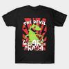 Camiseta Estampada Preta Masculina O Diabo Veste Prada: Camiseta de Algodão com Estampa em Papel de Transferência Reptar Sem Recorte