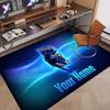 Custom Rug BIRMINGHAM CITY Pattern Print Name Text Soft Non‑Slip Floor Carpet for Home Indoor Decoration