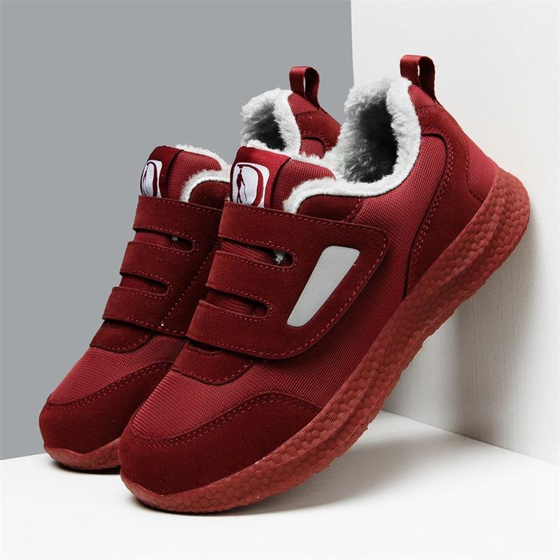 Inverno Caldo Uomo Donna Scarpe Diabetiche Scarpe Larghe da Passeggio con Chiusura Regolabile Slip-On Ortopediche Scarpe per Anziani Sneakers