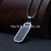 Stylish Black Drip Oil Stainless Steel Necklace for Men - Hip Hop Versatile Sweater Chain