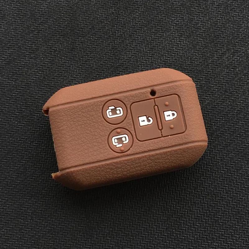 Silicone Flip Remote Key Case Cover Shell for Suzuki Swift Wagon Jimny Sierra Spacia 4 Button Key