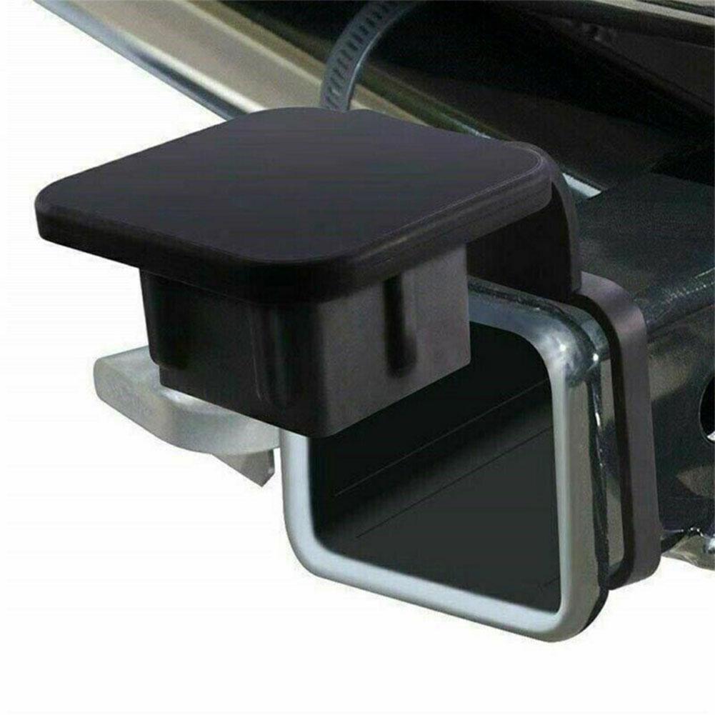 Tow Plug Tube Cap Protector Waterproof Trailer Hitch Cover Dustproof 2 Inch Receiver Auto Square Plug Tow Hook Cover