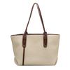 Fashion handbag women's spring and summer new product retro rhombus woven shoulder large capacity versatile tote bag