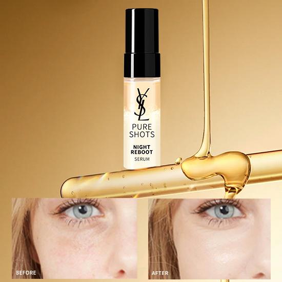 Yves Saint Laurent Pure Shots Night Reboot Serum - Energetyzujące i Odnawiające 0.23 FL.OZ. / 7ML