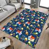 1PC Construction Vehicles Extra Large Non-Slip Floor Carpet, Office, Family, Bedroom, Studio - Large Area Rug Indoor Rugs, Vibrant Colors-W305