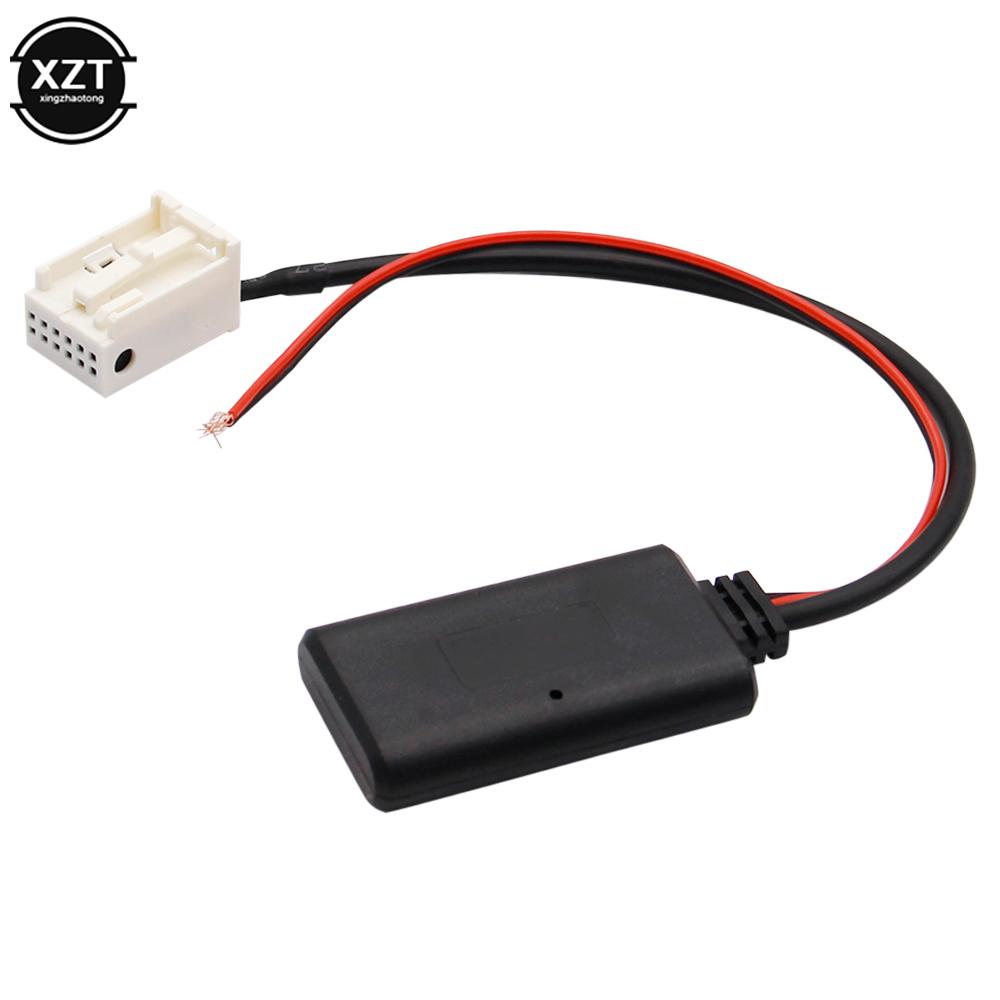 For BMW E60 04-10 E63 E64 E61E70 E90/E91 E92 12Pin Bluetooth-compatible Module Wireless Radio Stereo AUX-IN Aux Cable Adapter