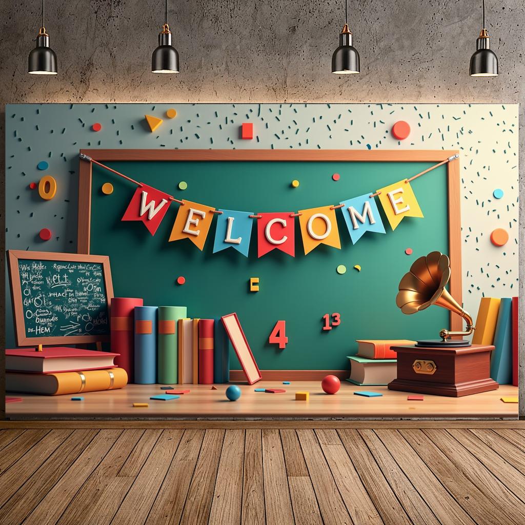 Customizable   Welcome Banner   Event Sign   School Decor   for  Reception Teachers’ Day Campus