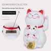 Lucky Cats Waving Arm Set,Solars Fortune Cats Statue Decoration Fengshui Ornament for Car Home,Office Restaurants Decors