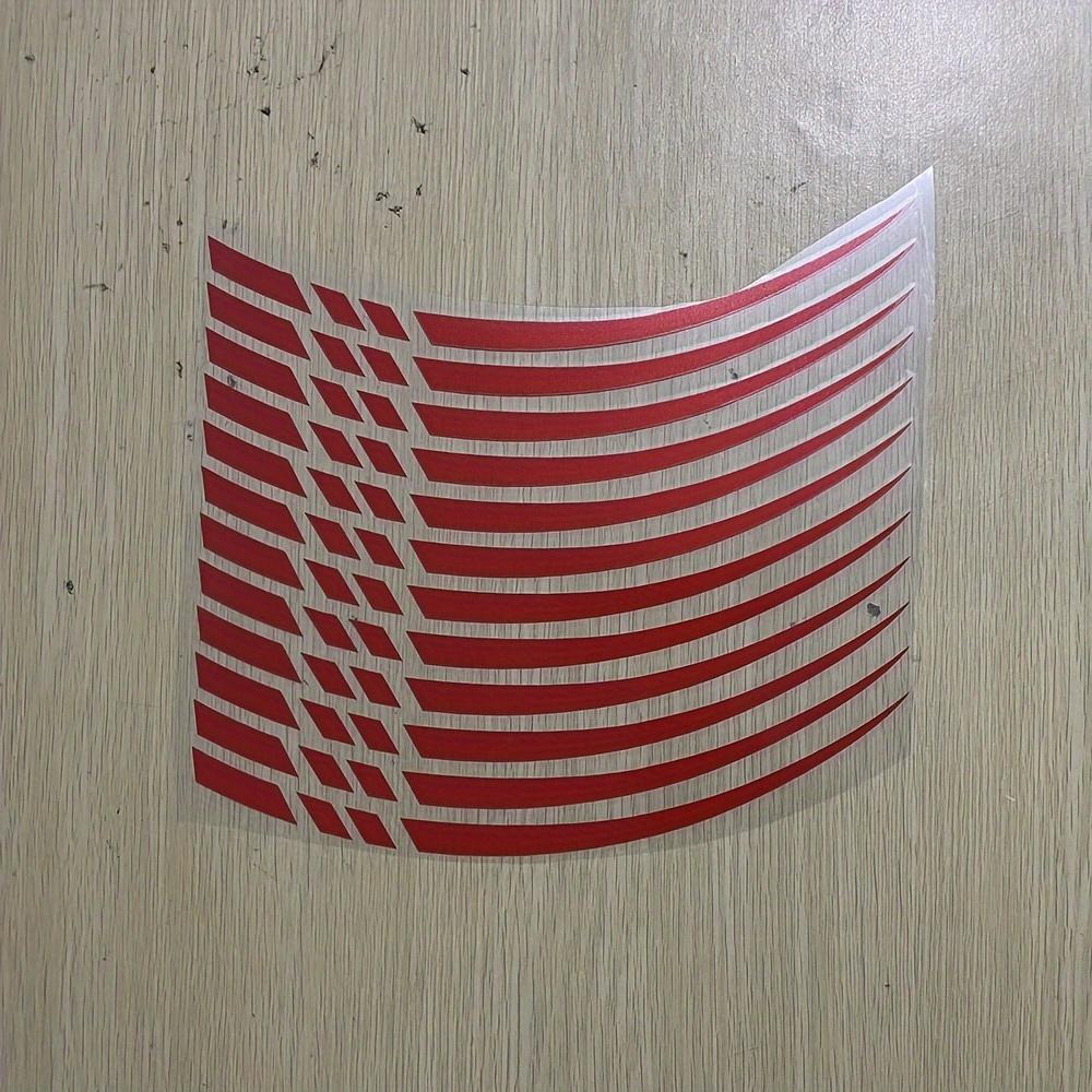 

12 шт. Наклейки на ступицу мотоцикла, спортивные полосы, обод колеса, водонепроницаемые виниловые наклейки, съемные украшения для ступицы мотоцикла, аксессуары для ступицы