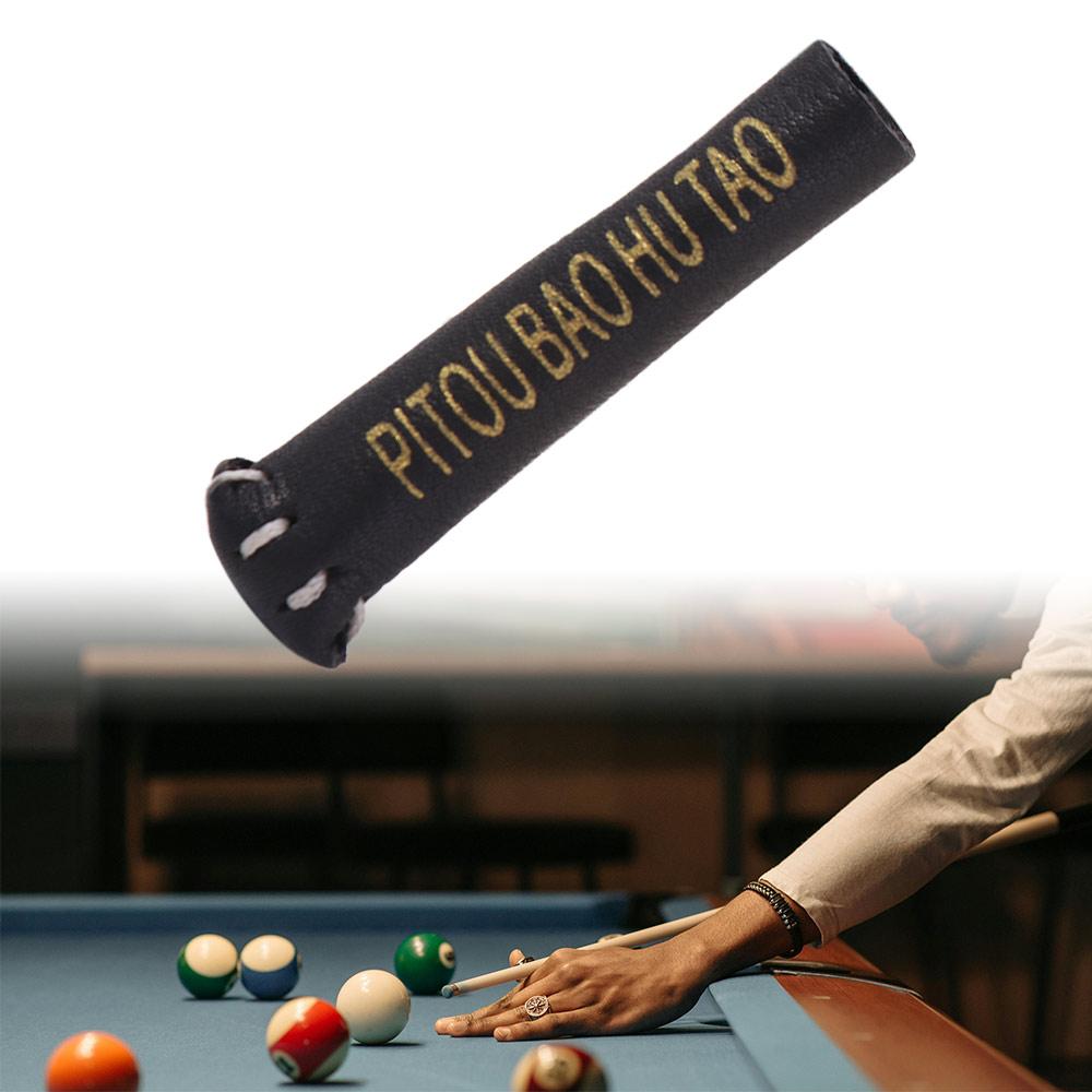 Protecție impermeabilă la praf pentru tac de snooker Piele protectoare Protecție vârf biliard Capac cap tac Accesorii sportive