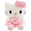 Adorable Pink Cat Plush Doll, Fluffy PP Cotton Stuffed Toy, Birthday Gift