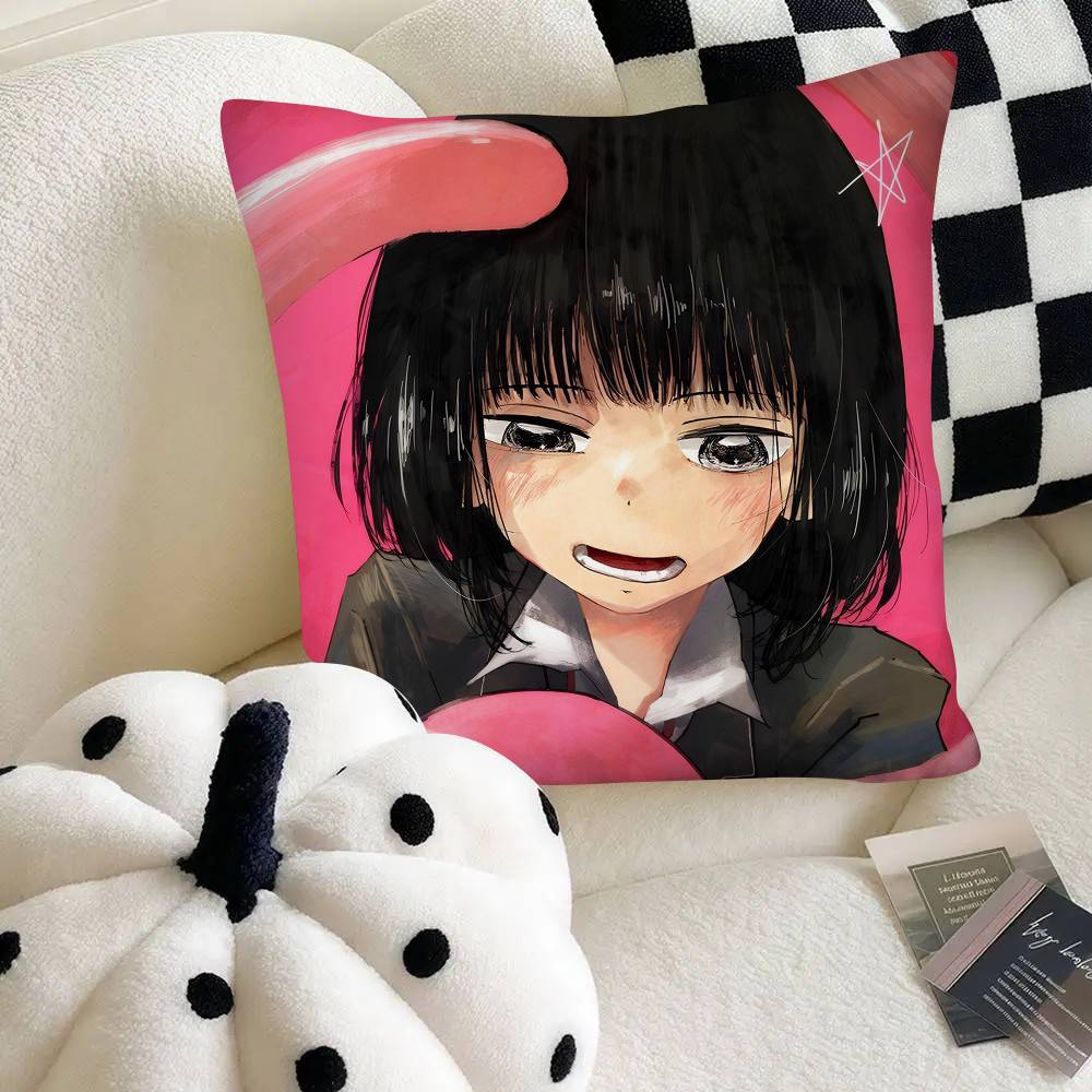 Shizuka Classic Anime Takopis Original Sin CUTE Pillow Case Square Pillow Bedroom Sofa Leisure Comfort Cushion Home Decoration