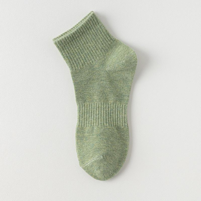 Female Spring and Autumn Essential Oil Deodorizing Antibacterial Sweat Sports Cotton Socks