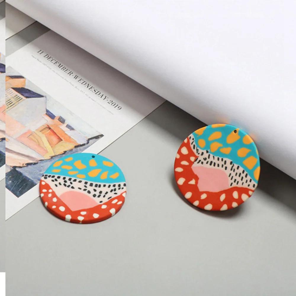 10pcs/20pcs Flat Round Coin Natural Wood 15mm 20mm 25mm 30mm 35mm 40mm 50mm Loose Pendants Beads for DIY Pendant Crafts Jewelry Making Accessories