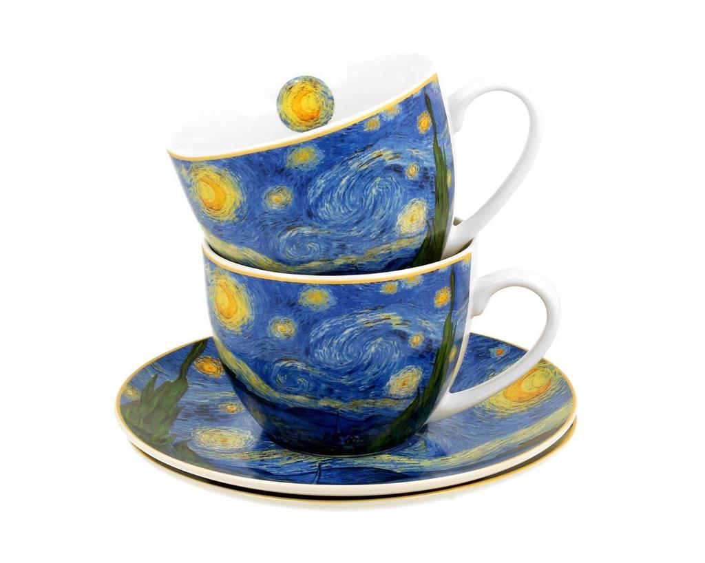 Zestaw 2 Filiżanek Espresso Van Gogh
