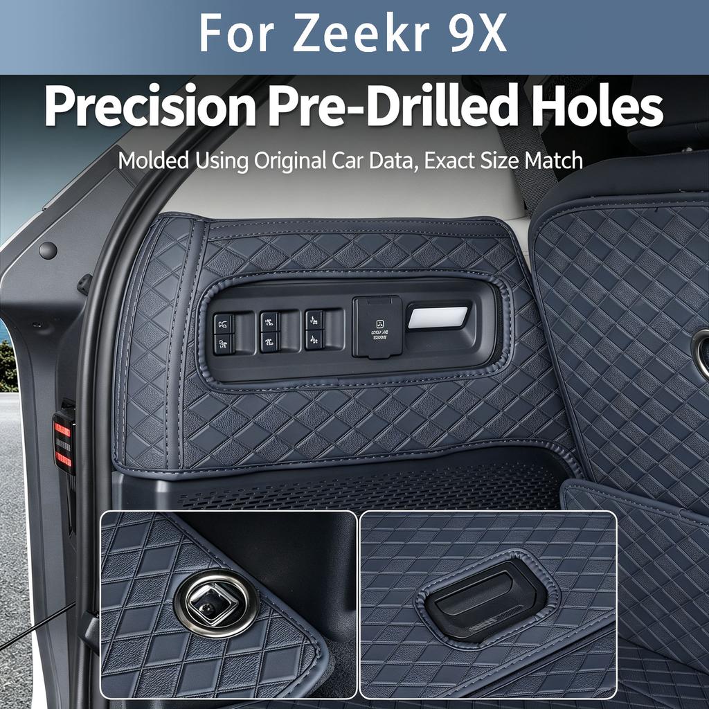 For Zeekr 9X Fully Enclosed Trunk Pad, Tailstock Pad, Car Specific Three-dimensional Soft Bag, Waterproof Pad Modification