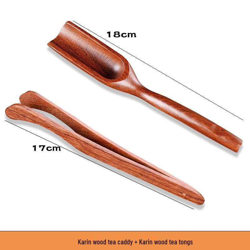Solid Wood Tea Scoop for Gongfu Tea Ceremony - Small Tea Shovel Spoon for Serving and Dividing Tea.
