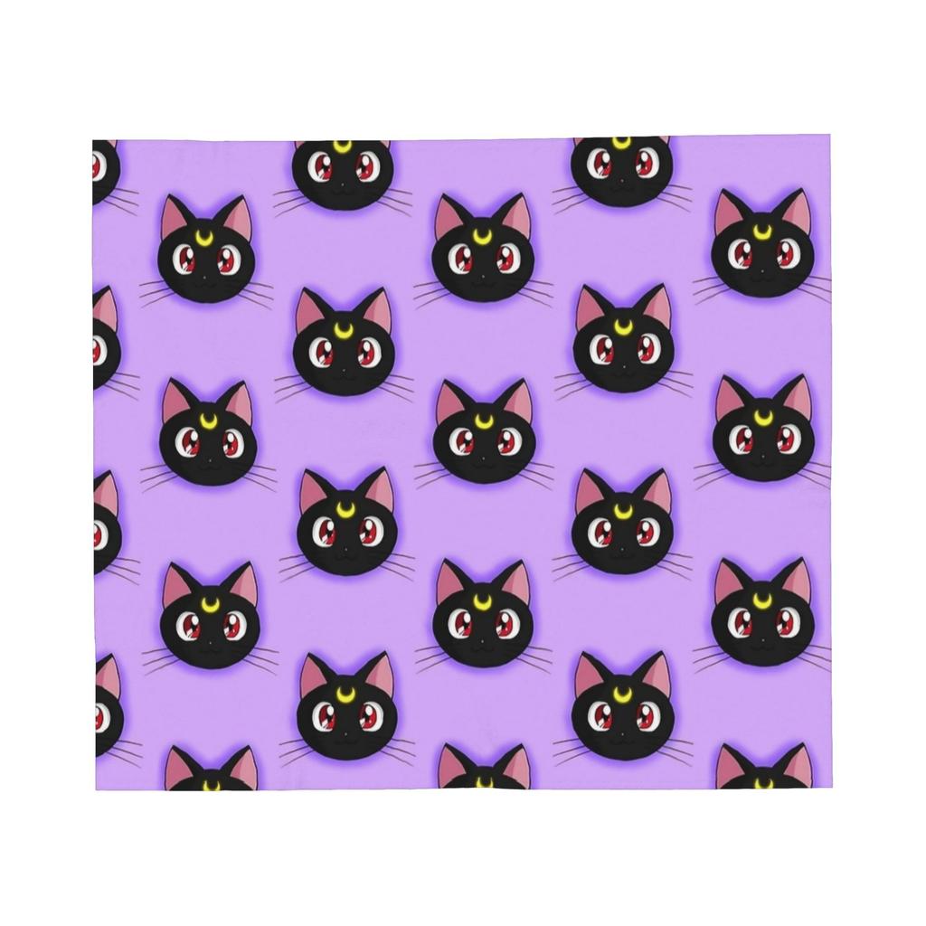 Koce Anime S-Sailor M-Moon Polarowe Na Cały Sezon Wielofunkcyjne Lekkie Cienkie Kocyki na Sofę Sypialnię Poszewki na Kołdrę