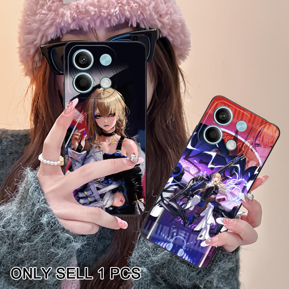 HSR Serval Matte TPU Mobile Phone Case for Xiaomi Redmi Note 14 13 12 11 S Pro Plus 4G 5G Colorful Printing Cover