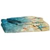 Starfish Shell Beach Ocean Bedding Three-Piece Quilt Cover Independent Station