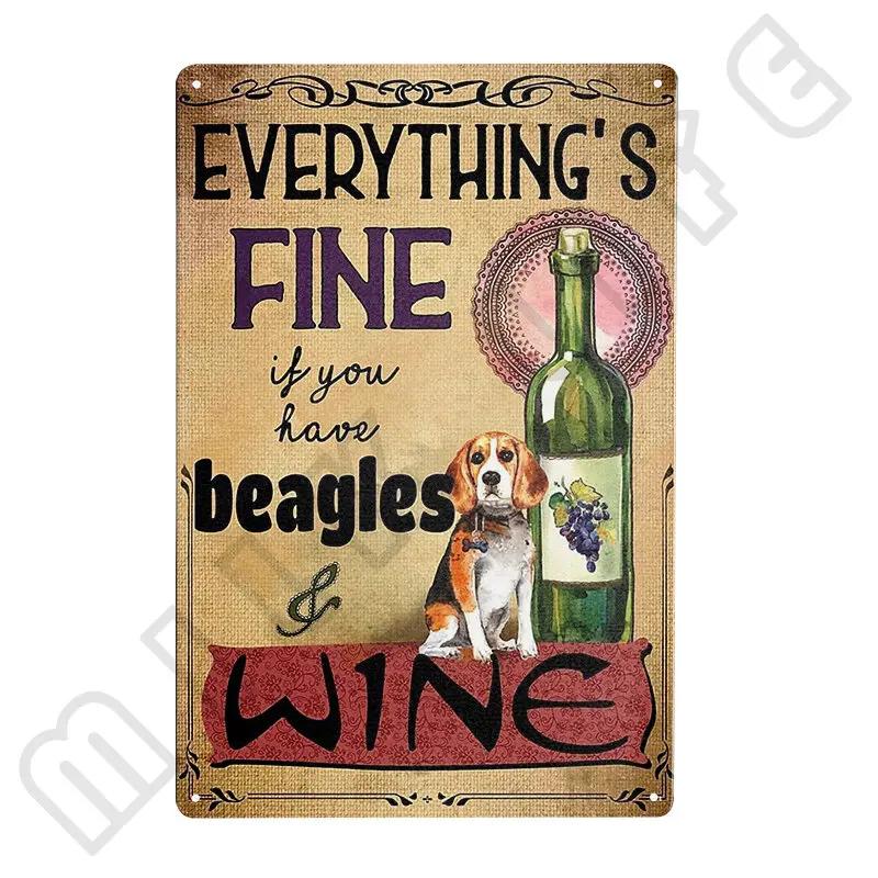 

Beagle Dog Metal Tin Sign Plate Retro Art for Bathroom Toilet Kitchen Sweet Home Shop Pet Shop Farmhouse Home Room Decoration 20X30CM