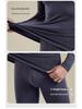 Men's Lenzing Modal Seamless Thermal Underwear Set for Autumn/Winter - Double-Sided, Round Neck, Homewear.