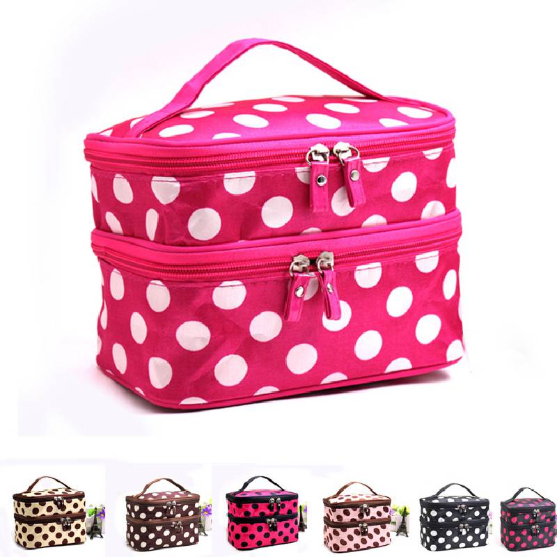 Bag Double Makeup Large Capacity Toiletries Storage Bags Tote Fashion Handbag