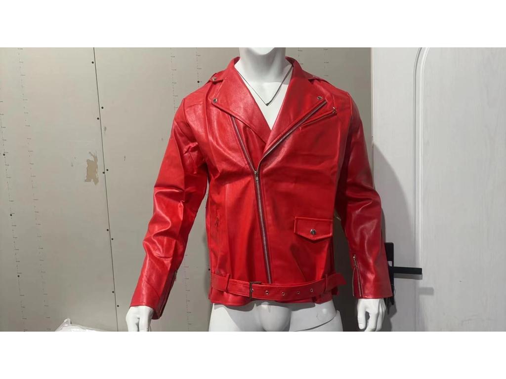 Europäisch-Amerikanische Herren-Motorradjacke aus PU-Leder 2025 - Frühling/Herbst