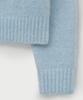 Seteo (W) Essen Two-Tone Mohair Blend Knit Sky Blue