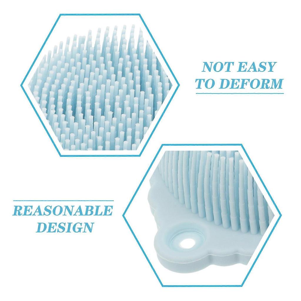 Exfoliation Shower Brush 5Pcs Portable Silicone Scalp Massager for Daily Use All Hair Types Comfortable Experience