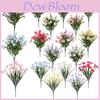Realistic Plastic Flower Bouquet For Wedding Home And Hotel Decor Variety Of Colors Available