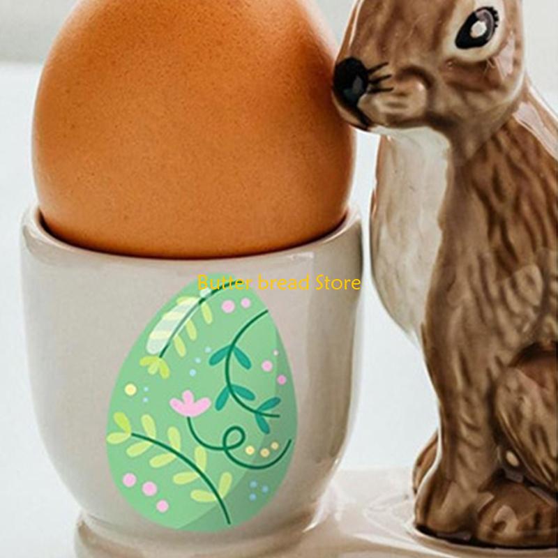 

W89C 512 Штук Наклейки с Яйцами Фестиваль Вечеринка Декорация Наклейка для Упаковки Журнала CN