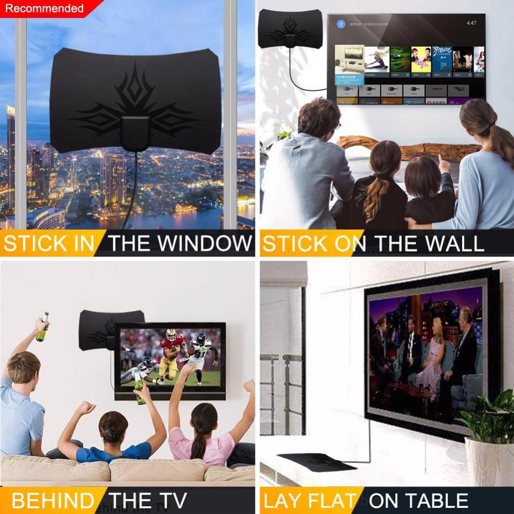 2025 ATSC 4K 1080P HDTV Antenne DVB T2 Flammendesign Digitale TV-Antenne Verbesserter Signalempfang