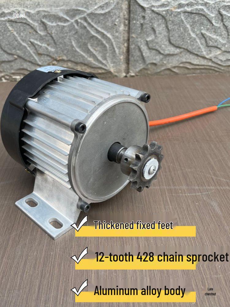 Low-Speed 220V 2000W Brushless Permanent Magnet AC Generator with Copper Wire, 50Hz, for Household Wind or Water Power
