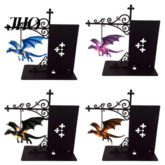 Einzigartiges Urlaubs-Souvenir Magische Fliegende Drachen Bücherregal-Lampe, Warmes Hängendes Nachtlicht, Fantasy-Skulptur mit Ständer Lese-Ecke Dekoration, Geschenk