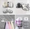 1-20PCS Hook Self Adhesive Transparent Strong Hooks Wall Hanging Holder Kitchen Bathroom Organizer Shelf Hooks Multi-Purpose