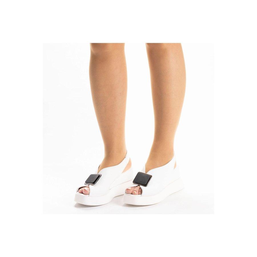 Women's Genuine Leather Wedge Heels Comfortable Stylish Sandals