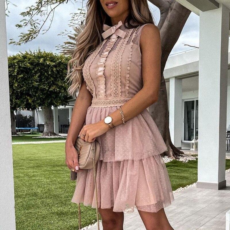Mesh Lace Party Dress 