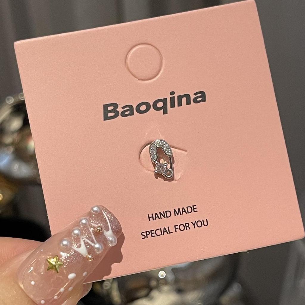 Kolekcja Kolczyków do Chrząstki ze Stali Tytanowej, Przyjaznych dla Snu, z Różowym Cyrkonem