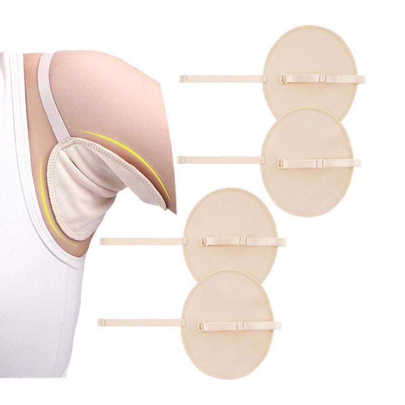 1/2 Stuks Zweetokselpads Zacht Wasbaar Onzichtbaar Kussen Herbruikbaar Voor Buiten Beschermer Kleding Tegen Vlekken/Vochtigheid/Geur