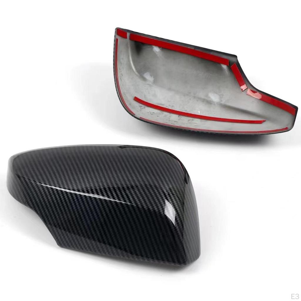 2pcs Rear View Door Mirror Cover Cap Trim,Car Accessories,Replacement Decoration for WRX Premium