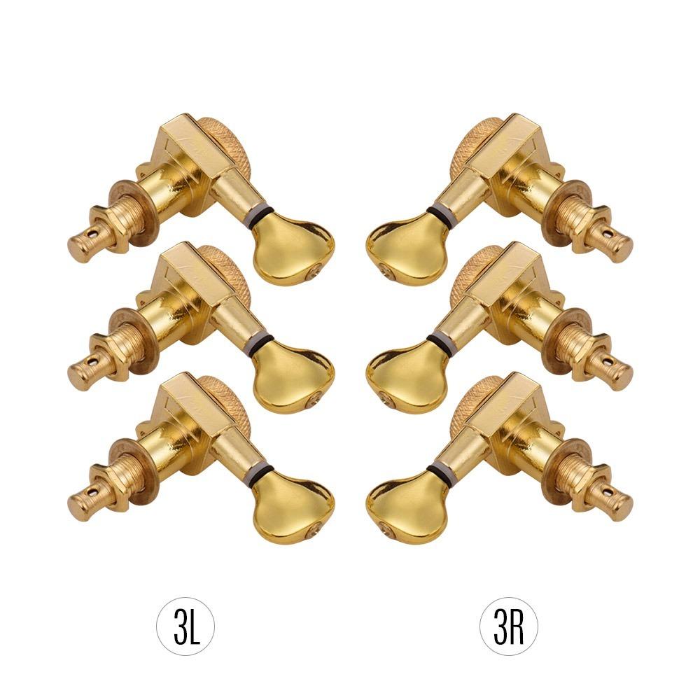 6PCS 3L3R String Tuning Pegs Metal Guitar Tuning Keys Durable Guitar Machine Heads For Guitars