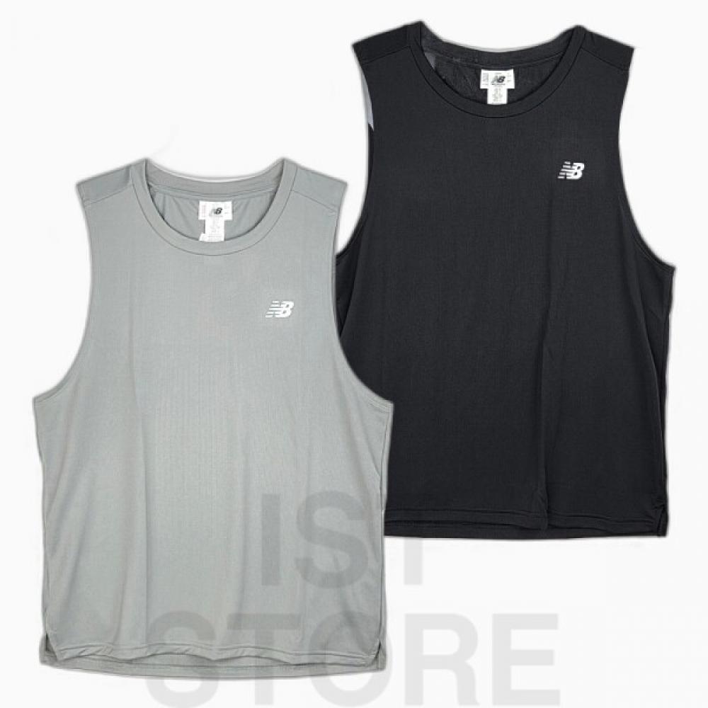 

New Balance Мужская майка T ShirT iST mT51800 (15)Gray/090(S)