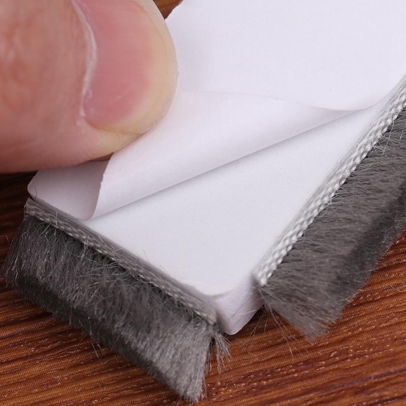 Push-Pull Eva+Pp Sealing Strip Self-Adhesive Windproof Window Buffer Block Sliding Up And Down Track Brush Strip Window Hardware