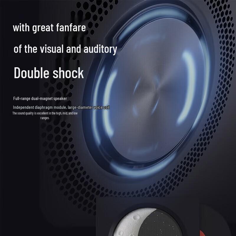 Retro Lunar Clock Bluetooth Speaker