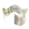 Les Trésors De Lily [N8081] - Silver 'Cleopatra' Designer Bracelet