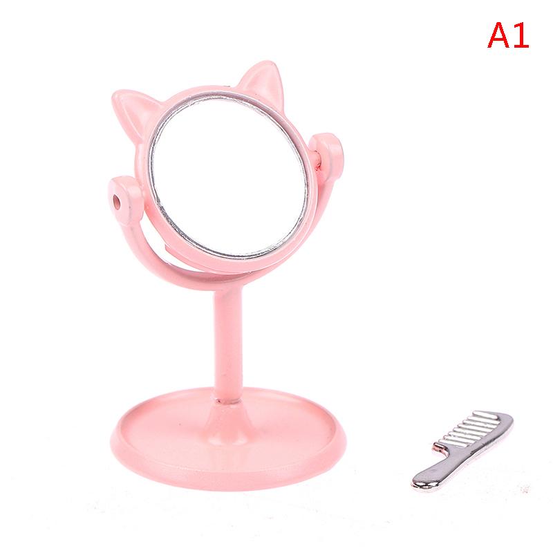 

1/12 Макияж Мини Кроличьи Уши Зеркало Мебель Для Кукольного Домика Игрушки Аксессуары A1