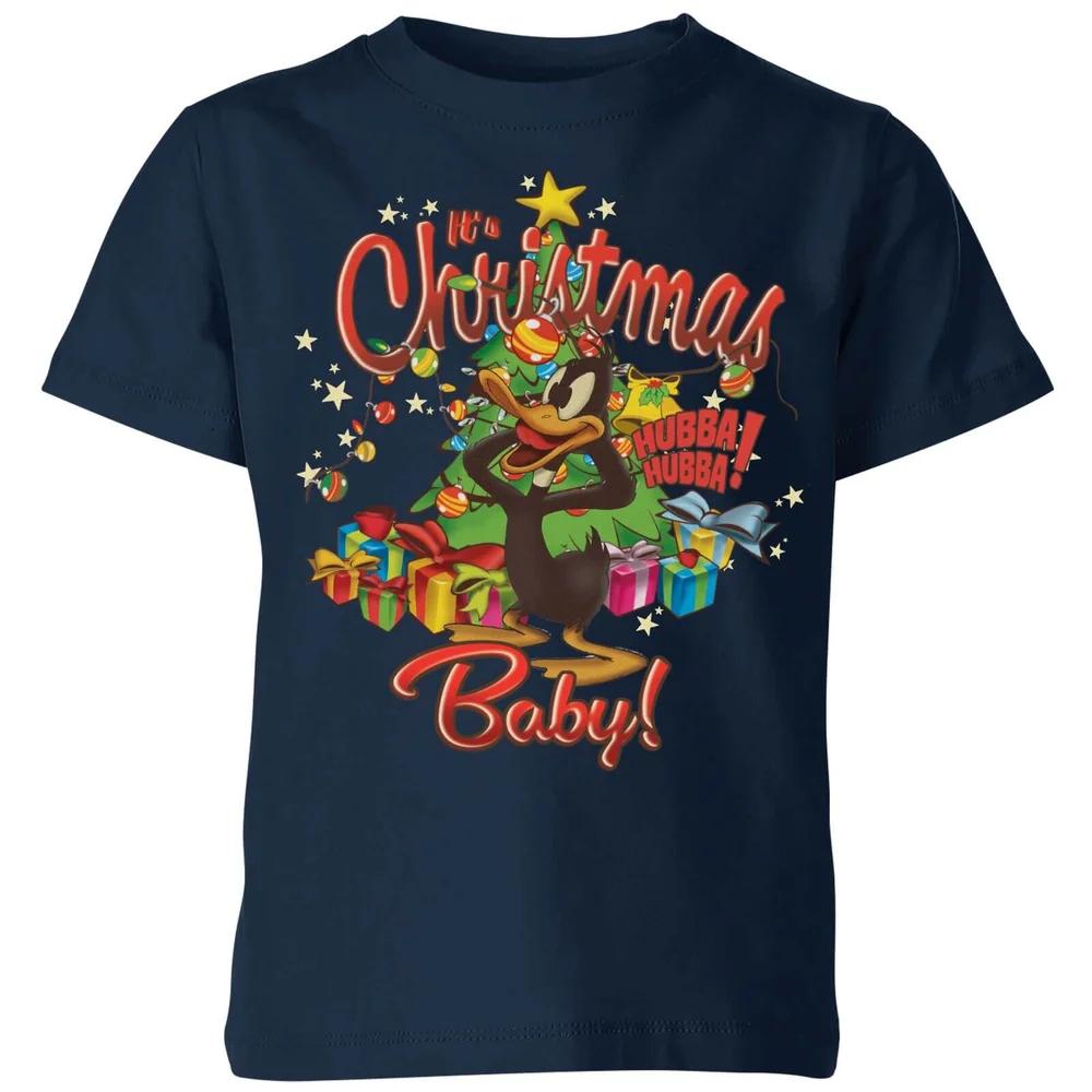 

Looney Tunes Its Christmas Baby Kids Christmas T-Shirt - Navy - 3-4 Years 100