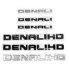 Chevrolet GMC DENALI HD Emblem: Rear Trunk & Hood Sticker for Pickup Trucks