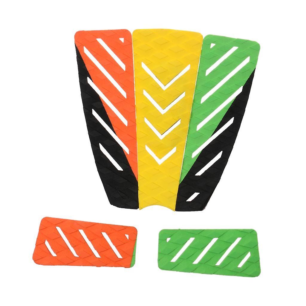 5-teiliges Surfbrett Shortboard Tail Pad Deck Grip Traktion Stomp Mat Bunt